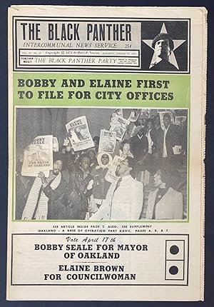 The Black Panther Intercommunal News Service. Vol. IX no 15 (Saturday, January 27, 1973)