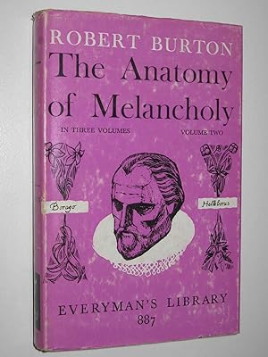 The Anatomy Of Melancholy Volume 2 - Everyman's Library #887