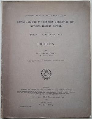 Lichens [British Antarctic ("Terra Nova") Expedition, 1910, Report Botany Part III]