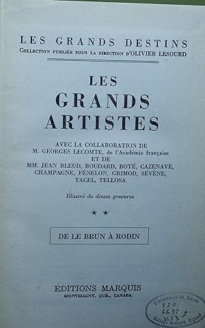 Les Grands Artistes- Les Grands Destins - Tome 13 - Le Brun à Rodin