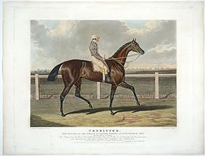 'Chorister', the Winner of the Great St. Leger Stakes at Doncaster, 1831, aquatint illustration