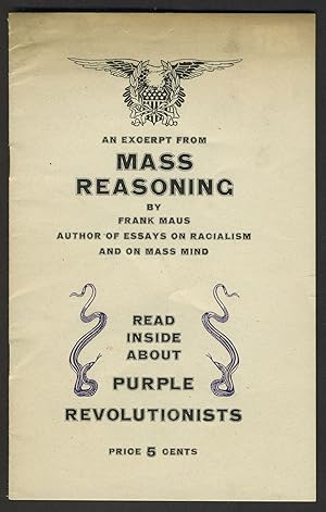 An Excerpt from Mass Reasoning. Read Inside about Purple Revolutionists