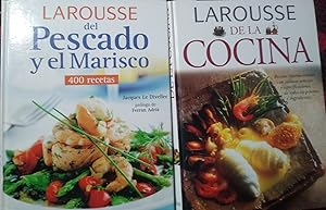 LAROUSSE DEL PESCADO Y EL MARISCO 400 recetas + LAROUSSE DE LA COCINA