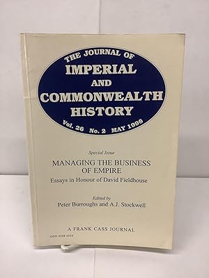 The Journal of Imperial and Commonwealth History, Vol. 26 No. 2, May 1998