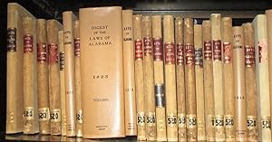 A LENGTHY RUN OF EARLY ALABAMA LAWS, 1823-1871: ACTS OF 1827, 1833, 1835, 1837, 1838, 1840-1843, ...