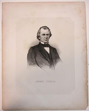 PETER KRAMER'S LITHOGRAPH PORTRAIT OF ANDREW JOHNSON