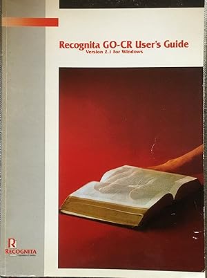 Recognita GO-CR user's Guide. Version 2.1 for Windows