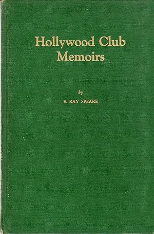 Hollywood Club Memoirs (SIGNED)
