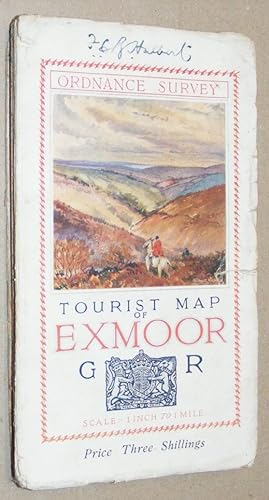 Tourist Map of Exmoor. Scale 1 inch to 1 mile 1:63360