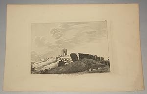 Original Hand Coloured Engraving of Corfe Castle Dorset PLATE I Published the 20th Oct 1783 by S....