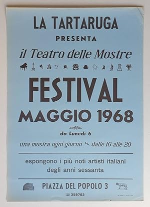 Teatro delle Mostre Galleria La Tartaruga 1968 - poster