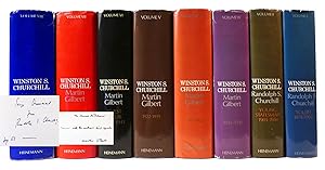 WINSTON S. CHURCHILL IN EIGHT VOLUMES Youth 1874-1900, Young Statesman 1901-1914, 1914-1916, 1917...