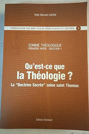 Qu'est-ce que la Théologie ?