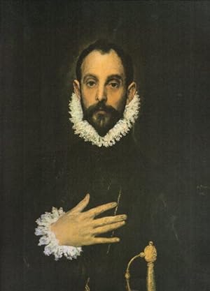 LAMINA V20469: El caballero de la mano en el pecho por El Greco