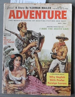ADVENTURE Men Magazine December 1958 GGA Norman Mailer Chiriaka Popp Al Rossi
