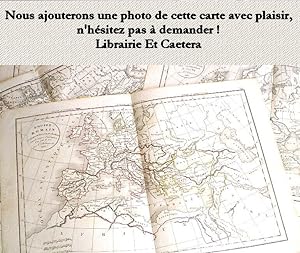 Carte du département de la Nièvre extraite de l'Atlas Migeon. Gravures en marge de la carte: Vue ...