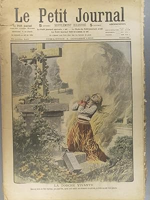 Le Petit journal - Supplément illustré N° 933 : En Bavière, une jeune fille se brûle au pied d'un...