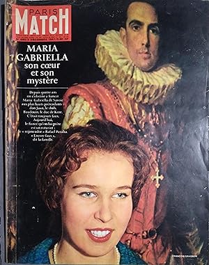 Paris Match N° 660. Maria Gabriela de Savoie en couverture. Gaston Bachelard, Jean Cau 2 décembr...