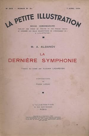 La petite illustration - Roman : La dernière symphonie. 7 avril 1934.