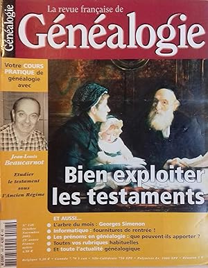 La Revue française de généalogie N° 148. La Revue française de généalogie N° 148. Octobre-Novembr...