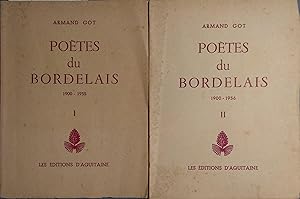 Poètes du Bordelais. 1900-1956. 2 volumes. 1955-1956.