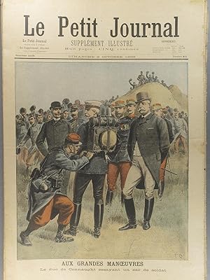Le Petit journal - Supplément illustré N° 411 : Aux grandes manoeuvres. Le Duc de Connaught essay...