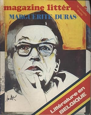 Magazine littéraire N° 158. Marguerite Duras. Littérature en Belgique. Mars 1980.