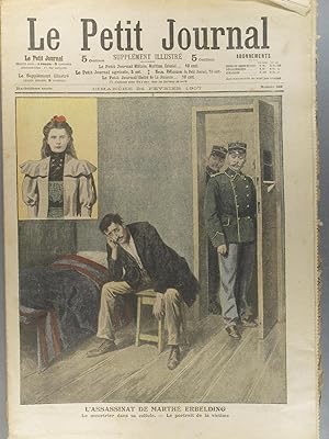 Le Petit journal - Supplément illustré N° 849 : L'assassinat de Marthe Erbelding (Soleilland en p...
