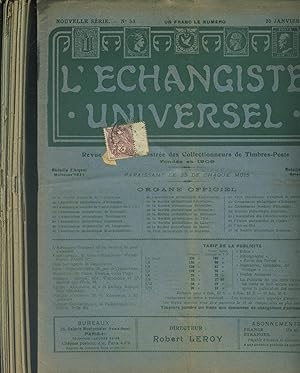 L'échangiste universel. Année 1924 complète. Nouvelle série, numéros 41 à 52. Revue mensuelle ill...
