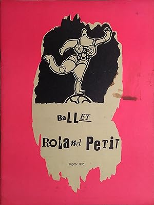 Programme de la saison 1966 du Ballet Roland Petit. Couverture et maquette de Niki de Saint-Phalle.
