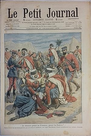 Le Petit journal - Supplément illustré N° 944 : Mort du Maréchal des logis Ben-Daoud au combat d'...