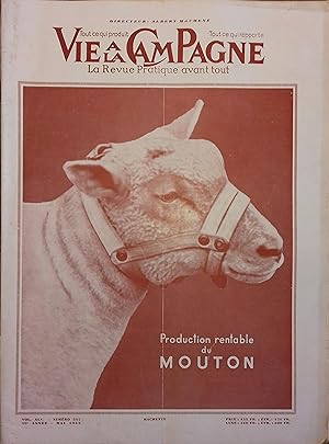 Vie à la campagne numéro 547. Couverture : Production rentable du mouton. Mai 1956.