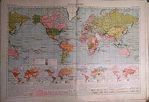 Planisphère. Carte N° 26-27 extraite de l'Atlas classique (Géographie moderne).