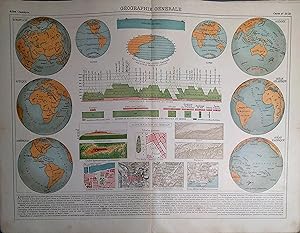 Géographie générale. Carte N° 22-23 extraite de l'Atlas classique (Géographie moderne).