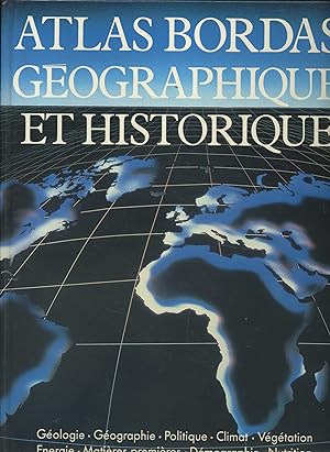Atlas Bordas géographique et historique.