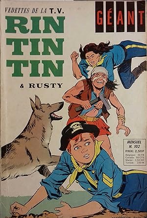 Rintintin et Rusty N° 102. Le retour de Géronimo Août-Septembre-Octobre 1968.