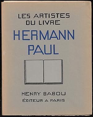 Les ARTISTES du LIVRE - HERMANN PAUL