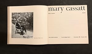 Mary Cassatt peintre et graveur. 1844-1926.