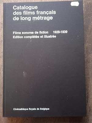 Catalogue des films français de long métrage (1929-1939)