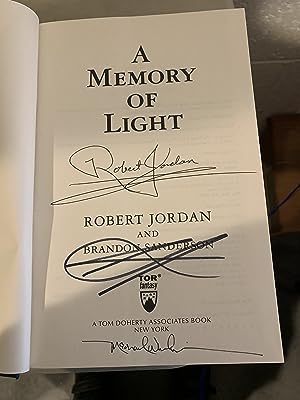 A Memory of Light **Signed**