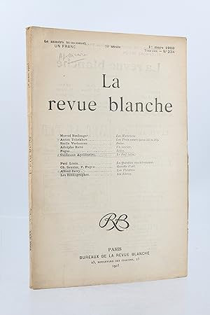 Les théâtres - In La revue blanche N°234 de la 14ème année