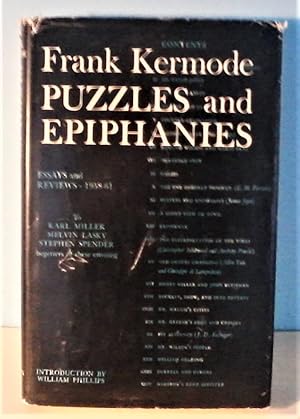 Puzzles and Epiphanies: Essays and Reviews 1958-1961