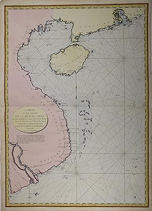 Carte d'une partie de la Mer de Chine dressee au Depot des Cartes et Plans de la Marine, sur les ...