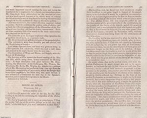 1795 February, Habeas Corpus Bill. A collection of pages from Woodfall's Impartial Report of the ...