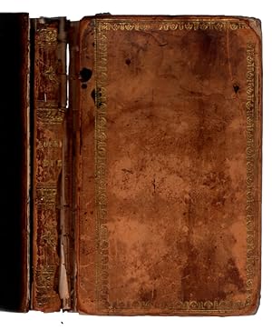 1837 THE WORKS OF ROBERT BURNS; Containing His Life by John Lockhart. OLD COLLECTIBLE FULL LEATHE...