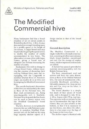 The Modified Commercial Hive. Advisory Leaflet No. 468.