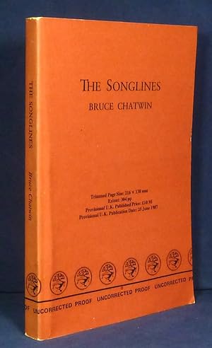 The Songlines *First Edition - uncorrected proof copy*