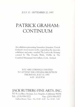 Patrick Graham: Continuum