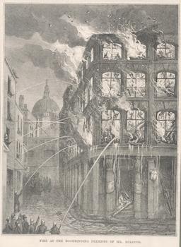 Fire at the Bookbinding Premises of Mr. Egleton, 1876.