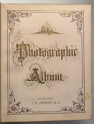 1880's Leather-Bound Well Appointed Gauffered Edged CDV and Tintype Album--30 Images